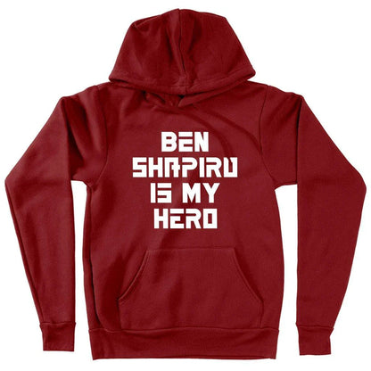 Premium-quality Ben Shapiro hoodie with Airlume cotton blend, double-lined hood, and roomy pouch pocket, made ethically in the UK