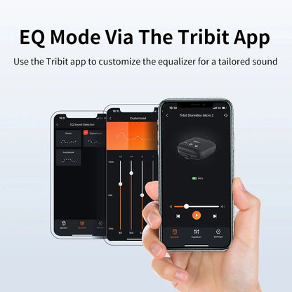 Portable Bluetooth speaker with powerful bass, IP67 waterproof rating, built-in power bank, and 12-hour battery life