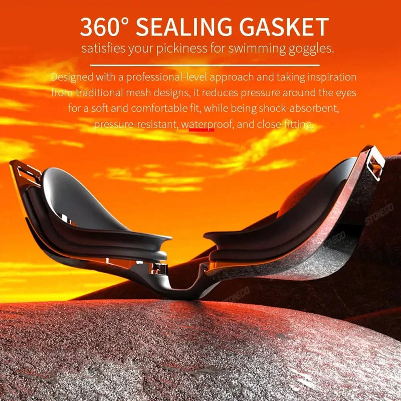 Homeenjoy UK Premium Anti-Fog Swim Goggles for Crystal-Clear Underwater Vision