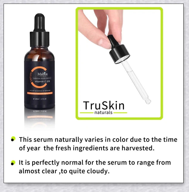 Mabox Award Winning Acne Clarifying Vitamin C Serum - A powerful skincare solution to combat breakouts and nourish skin