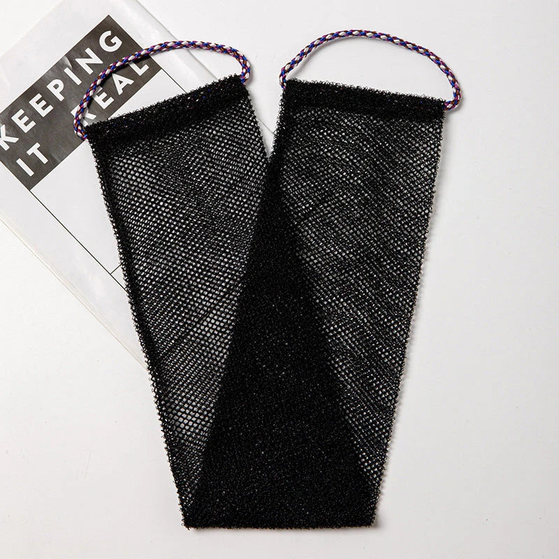 Premium Exfoliating Bath Sponge from Africa with Durable Nylon Construction and Stretchable Design for Full-Body Cleansing