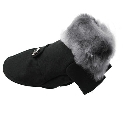 Cosy Woollen Dog Jacket for British Pups - Premium Wool Construction, Tailored Fit, and Sophisticated Style