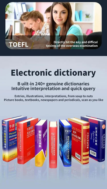 International Edition Scanning Translation Pen with advanced optical character recognition technology for seamless multilingual translation
