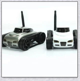 Compact remote-controlled camera tank with wireless control and 20-metre camera range