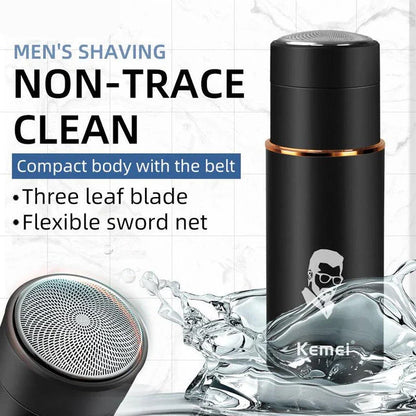 Electric Razor with rotary blades, rechargeable battery, and waterproof design for a smooth, effortless shaving experience