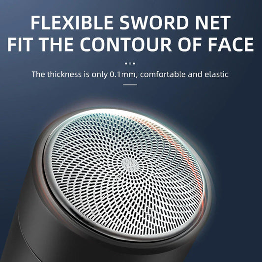 Electric Razor with rotary blades, rechargeable battery, and waterproof design for a smooth, effortless shaving experience