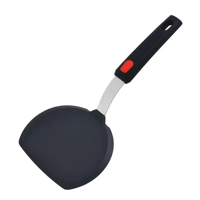 High-performance silicone spatula with stainless steel core for durable, heat-resistant cooking