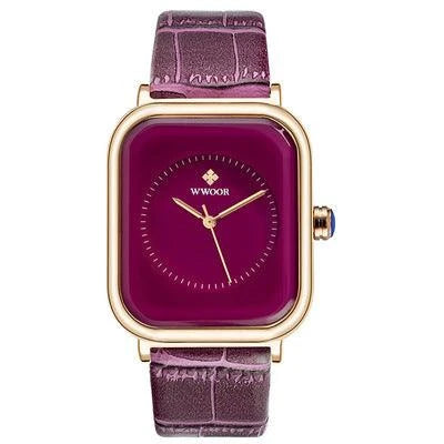 Elegant Quartz Ladies Watch with a sleek, square-shaped face and a high-quality quartz movement, the perfect accessory for the modern British woman.