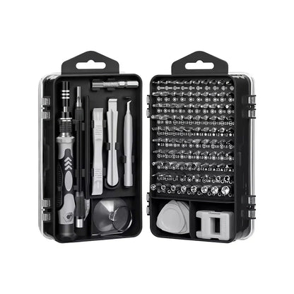Comprehensive 115-in-1 Precision Screwdriver Set for Professional Repairs and DIY Projects