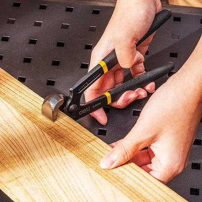 8-Inch Professional Carpenter Pliers made from high-quality carbon steel for precise tile cutting, wire crimping, and cutting tasks