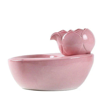 Premium electric ceramic drinking fountain in various colours for elegant home hydration
