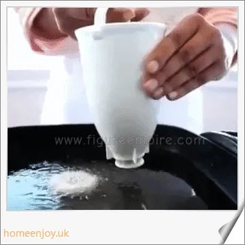 Delightful Donut Maker with batter dispenser, creating perfect donut shapes in hot oil
