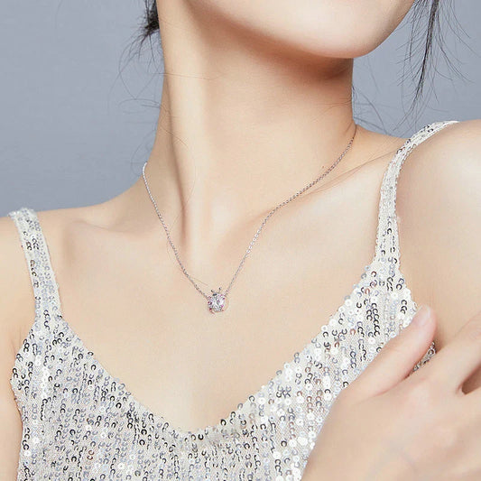 Delicate 925 sterling silver necklace featuring a charming ladybug design, with an adjustable 45cm chain for a customised fit.