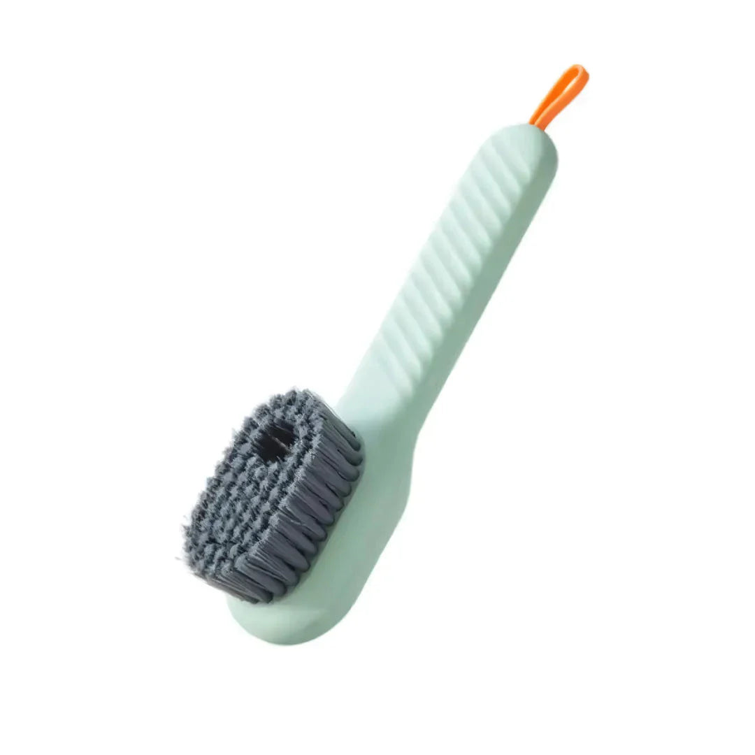 Automatic Liquid Discharge Multifunction Shoe Brush with Soft Bristles for Effortless Cleaning of Shoes, Laundry, and Surfaces