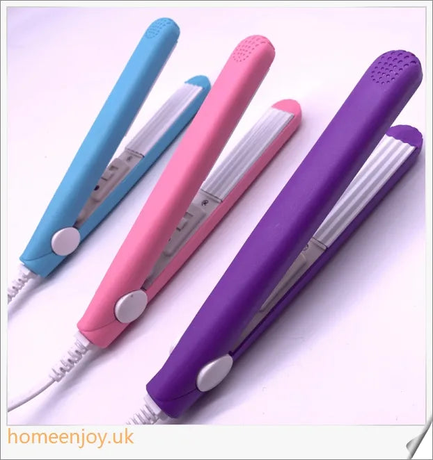 Ceramic Mini Hair Curler with 3D floating plate for creating smooth, silky hairstyles