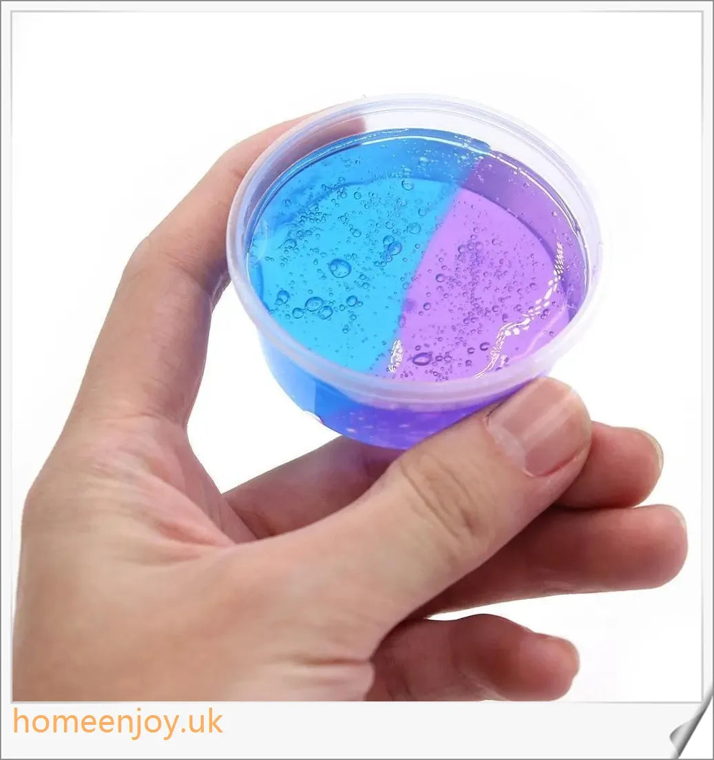 Captivating crystal clear slime that can be customised with accessories for endless creative play
