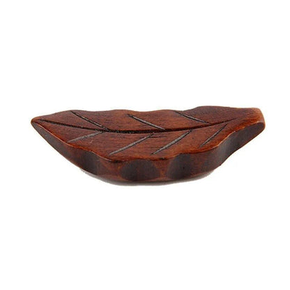 Pair of natural chestnut wood chopsticks with a rustic, earthy tone and elegant design