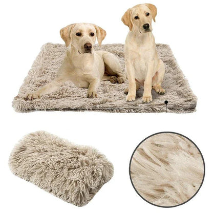 Cosy plush sleeping blanket for pets, available in small, medium, and large sizes, with a soft and luxurious design to provide ultimate comfort for your furry friend.