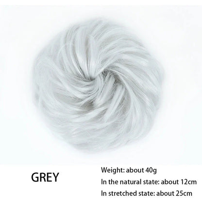 Messy Chignon Donut Hair Bun Pad in Fawn Brown colour, a versatile hair accessory that creates a stylish and effortless bun hairstyle.