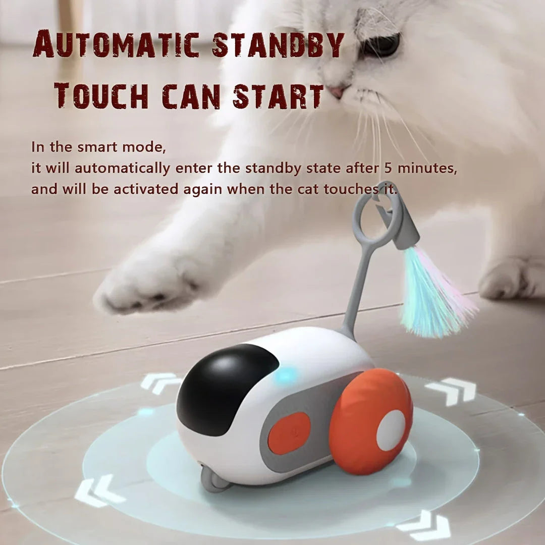 Interactive Smart Cat Toy with advanced features for indoor pet entertainment