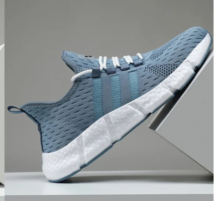 Pair of lightweight, breathable sports casual trainers with a popcorn design in various colours