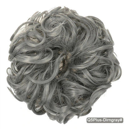 Messy Chignon Donut Hair Bun Pad in Fawn Brown colour, a versatile hair accessory that creates a stylish and effortless bun hairstyle.