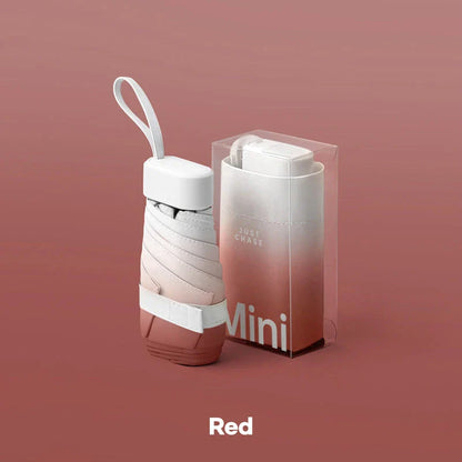 Compact and stylish mini sun umbrella with various colour options, providing UV protection and water resistance for everyday use in the UK