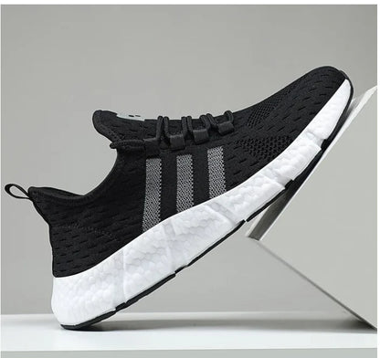 Pair of lightweight, breathable sports casual trainers with a popcorn design in various colours