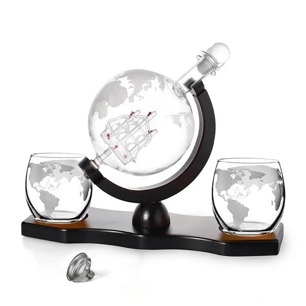 Trendha Glass Wine Decanter, a premium borosilicate glass vessel for serving elegant craft beverages in style