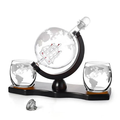 Trendha Glass Wine Decanter, a premium borosilicate glass vessel for serving elegant craft beverages in style