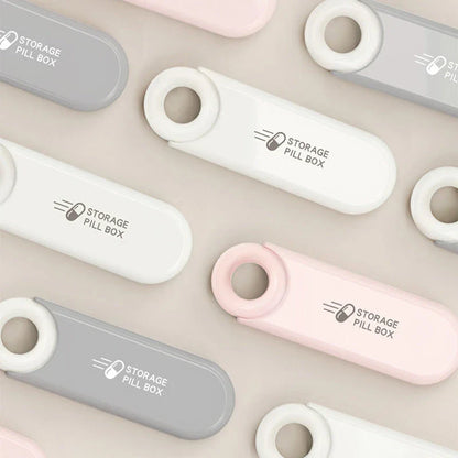 Compact 3-Section Pill Organiser with USB Drive - A sleek and practical solution for managing your daily medication on the go.