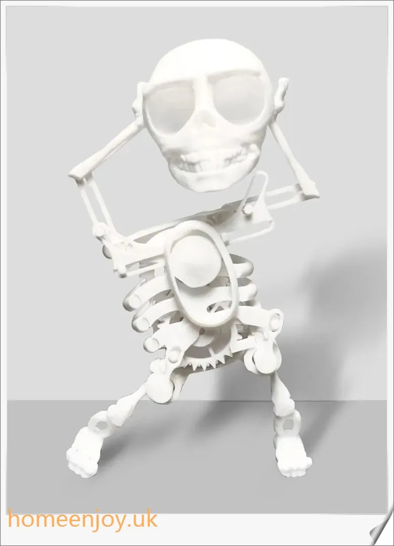 Customisable 3D Mini Skull Stress Relief Toy with unique gravity effect and range of colour options for personalised desktop display