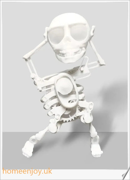Customisable 3D Mini Skull Stress Relief Toy with unique gravity effect and range of colour options for personalised desktop display