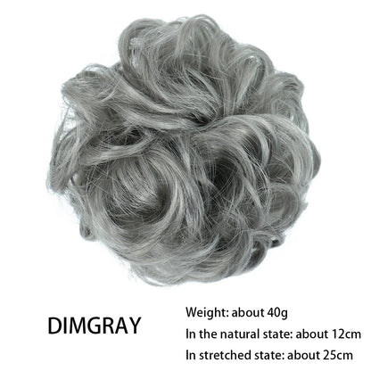 Messy Chignon Donut Hair Bun Pad in Fawn Brown colour, a versatile hair accessory that creates a stylish and effortless bun hairstyle.