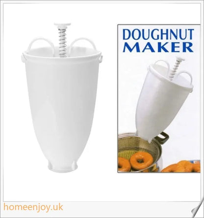 Delightful Donut Maker with batter dispenser, creating perfect donut shapes in hot oil