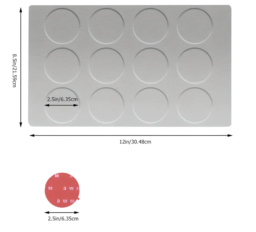 Premium magnetic stainless steel spice rack set with transparent windows and dual-purpose dispenser for efficient kitchen organisation